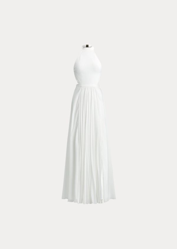 Vestidos Ralph Lauren Mujer Beige - Novella Evening - OUCZK5036